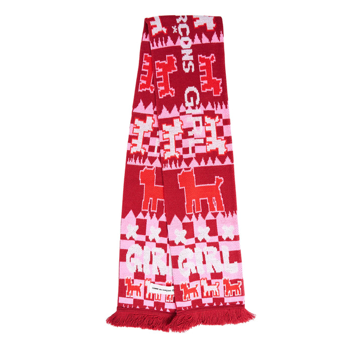 Holiday Knitted Acrylic Stole