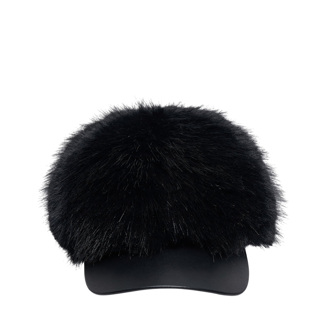 Faux Fur Baseball Cap