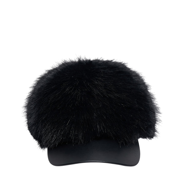 Faux Fur Baseball Cap