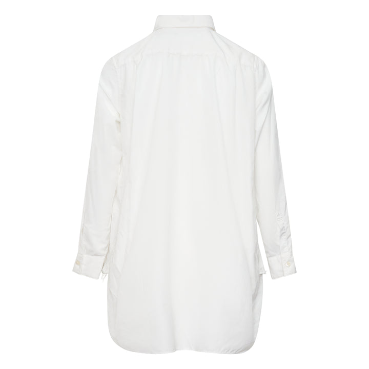 Sheer Lace Panel Blouse