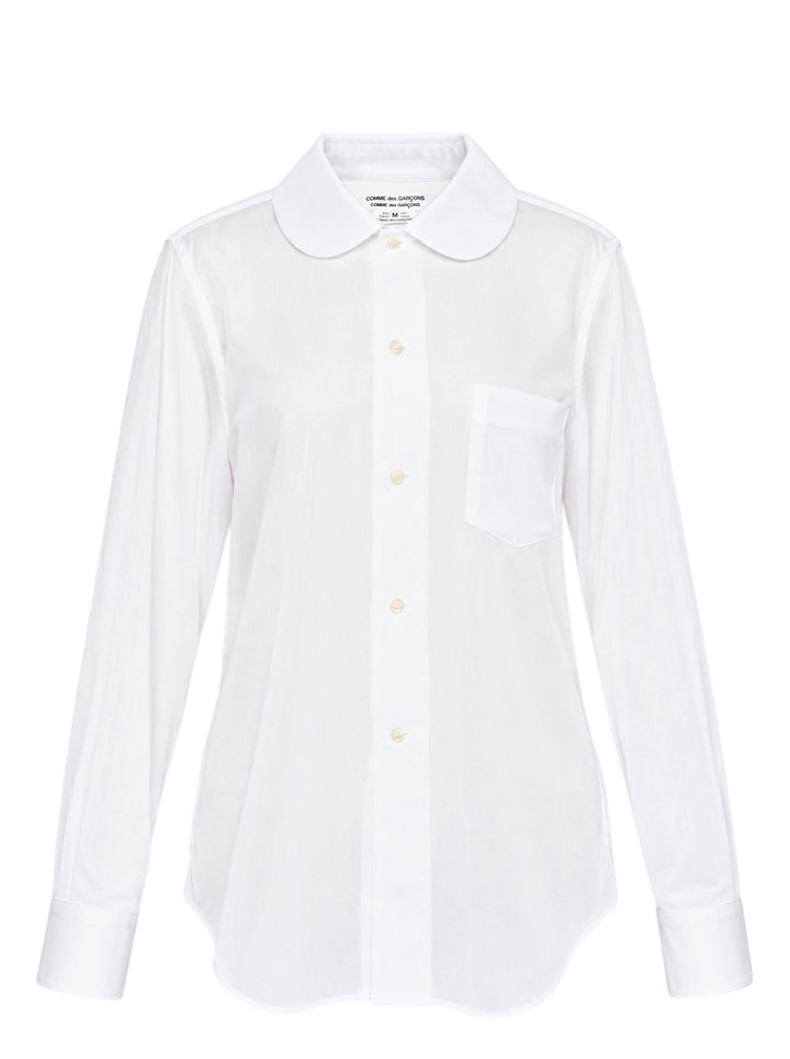 COMME des GARCONS COMME des GARCONS Round Collar Sheer Shirt