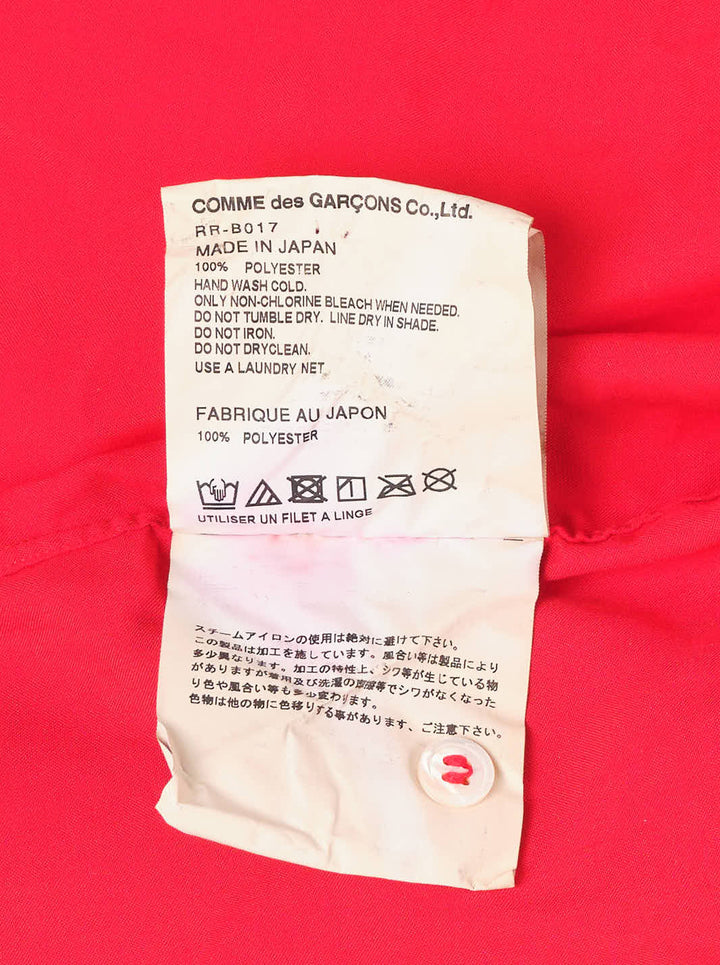 COMME des GARCONS COMME des GARCONS Sheer Ruched Sleeve Shirt - view 3
