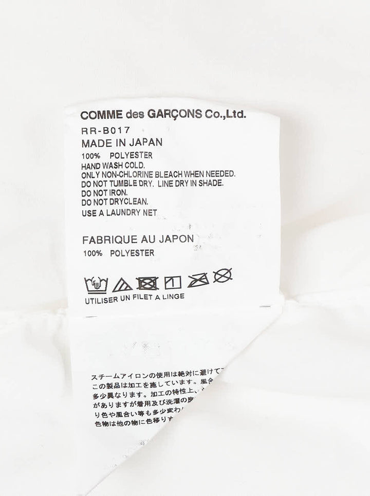 COMME des GARCONS COMME des GARCONS Sheer Ruched Sleeve Shirt - view 3