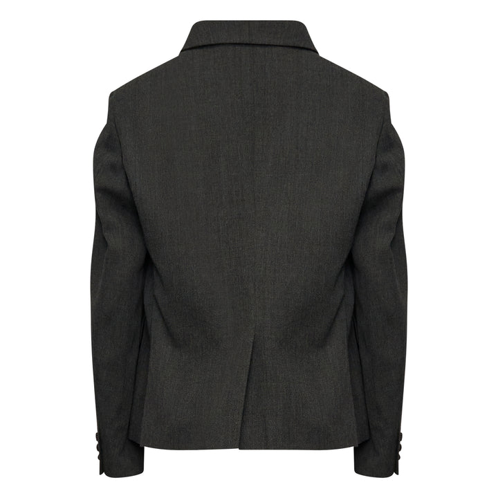 Buckle Collar Tailored Blazer