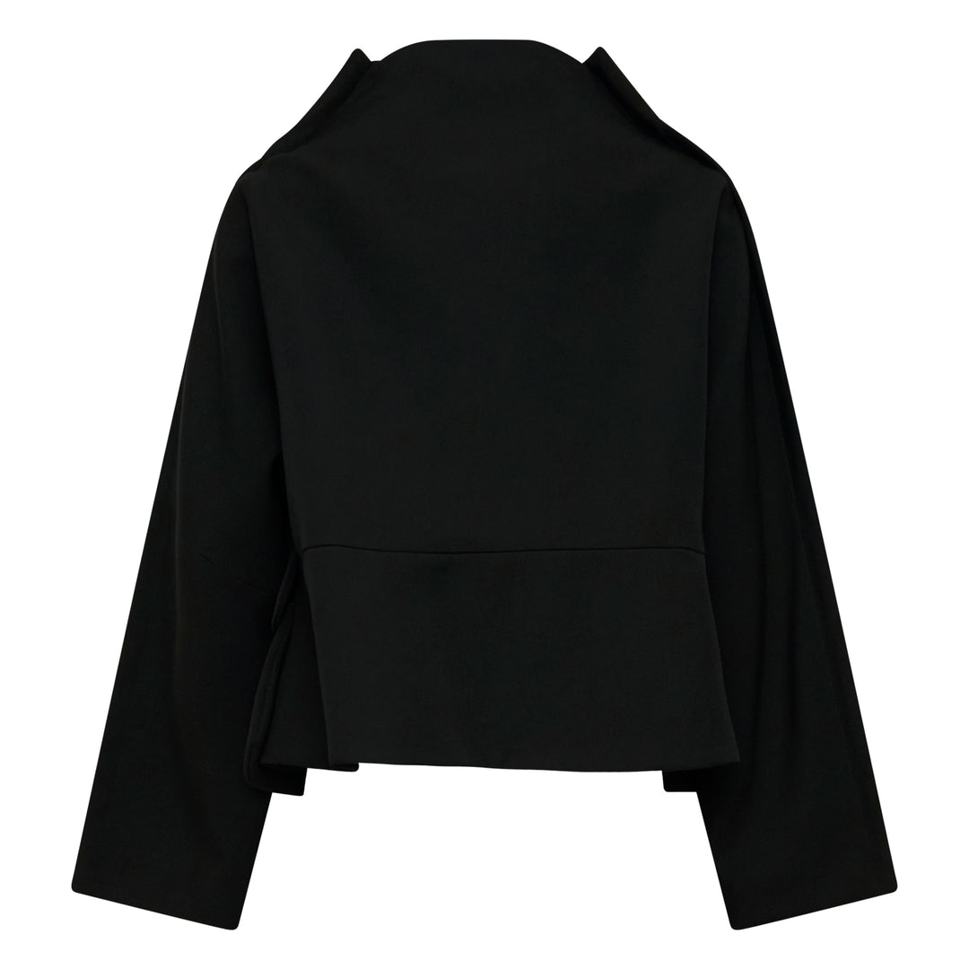 Cropped Button-Up Jacket