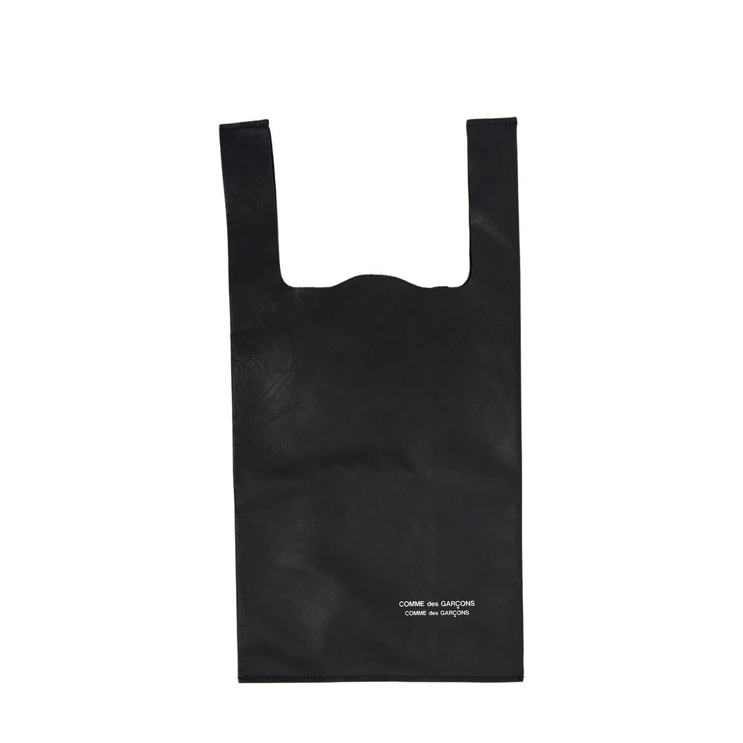 Small Straight-Cut Leather Tote