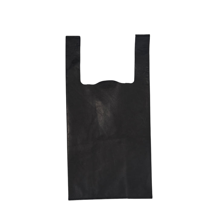 Small Straight-Cut Leather Tote