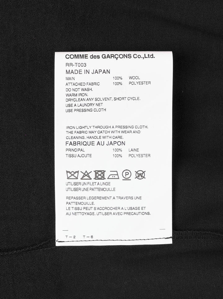COMME des GARCONS COMME des GARCONS Asymmetrical Panelled Oversize Tee - view 3