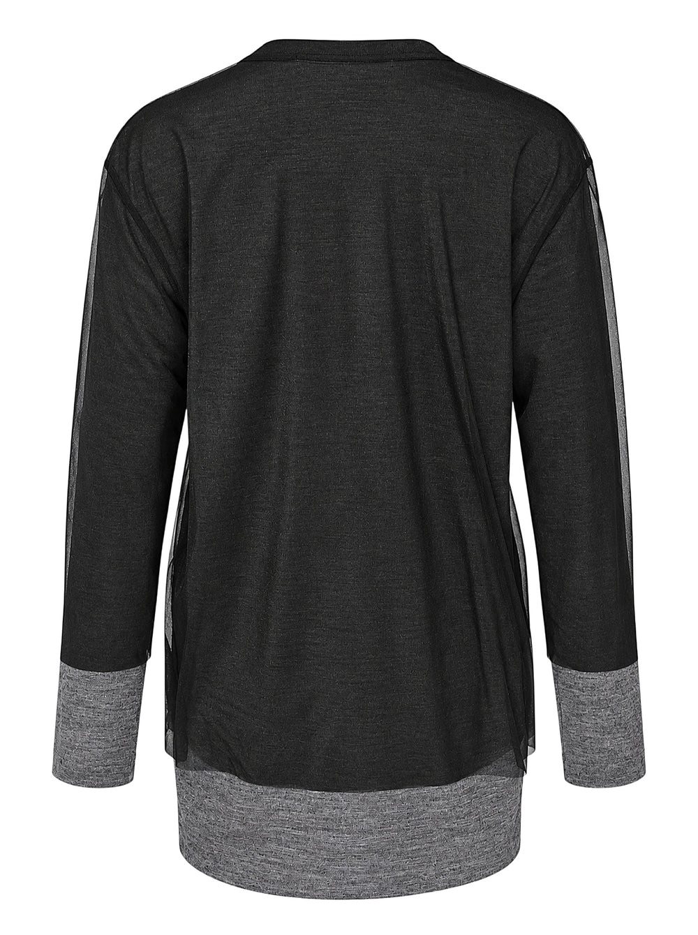 COMME des GARCONS COMME des GARCONS Asymmetrical Panelled Oversize Tee - view 2