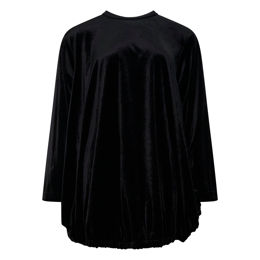 Oversized Layered Gathered Tee