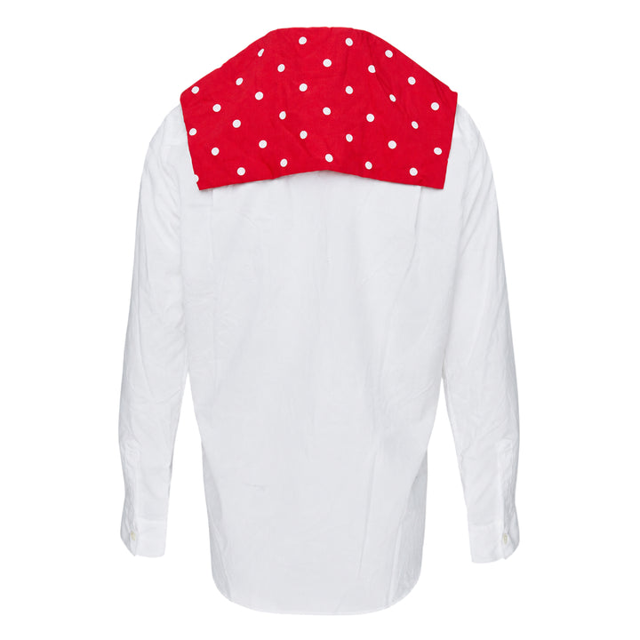 Polka Dot Collar Blouse