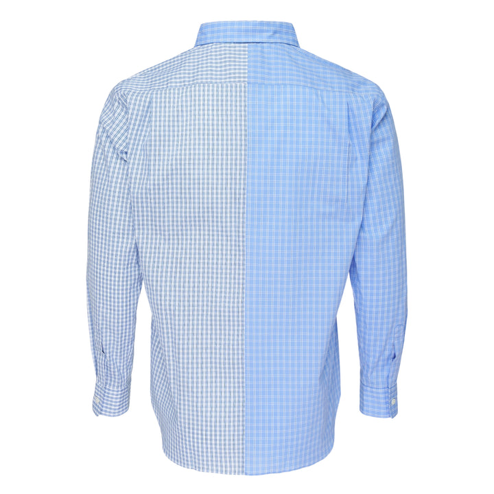 Cotton Small Check Long Sleeve Shirt