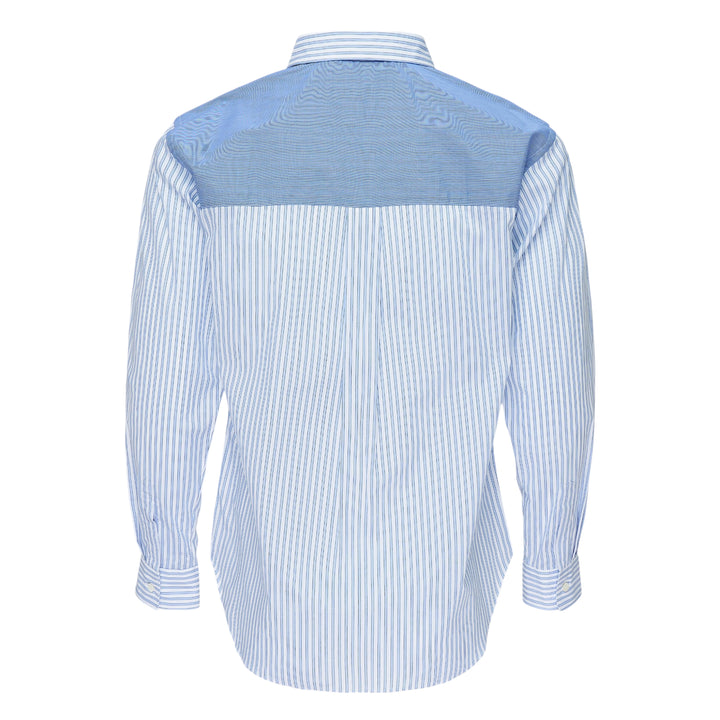 Cotton Broad Stripe Long Sleeve Shirt