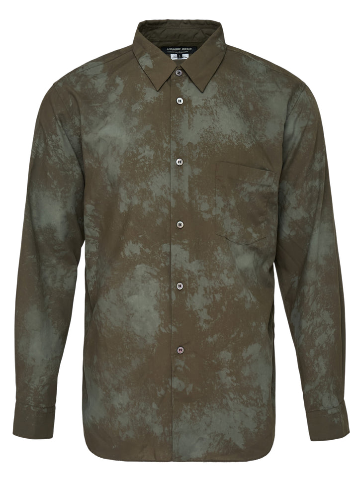 COMME des GARCONS HOMME DEUX Tie-Dye Long Sleeve Shirt