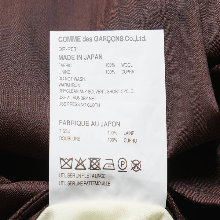 Wool Mini Herringbone Pants