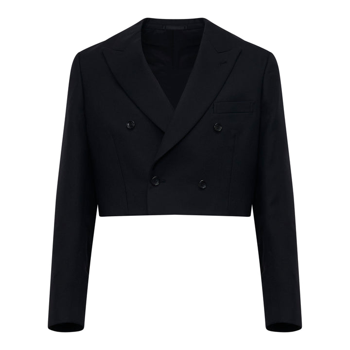 Patchwork Wool Blazer
