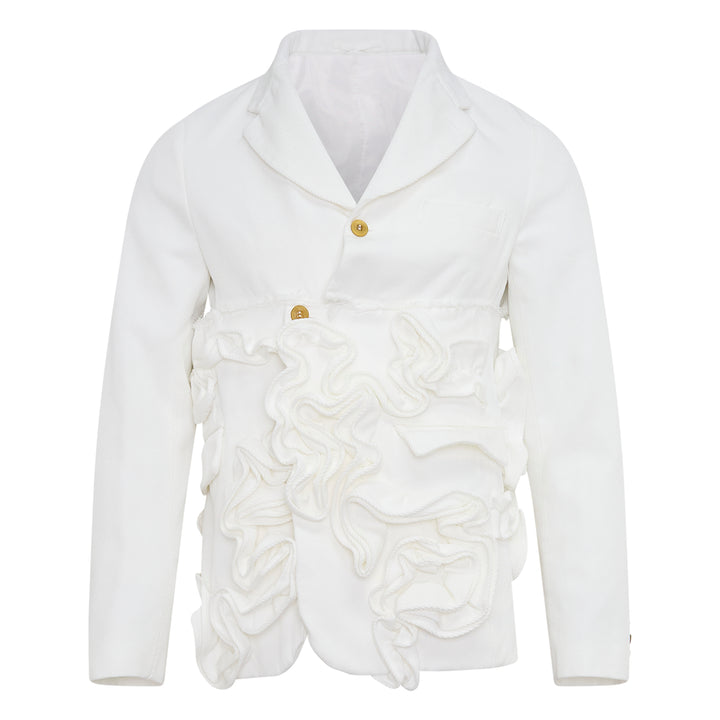 Heavy Kersey Ruffle Blazer