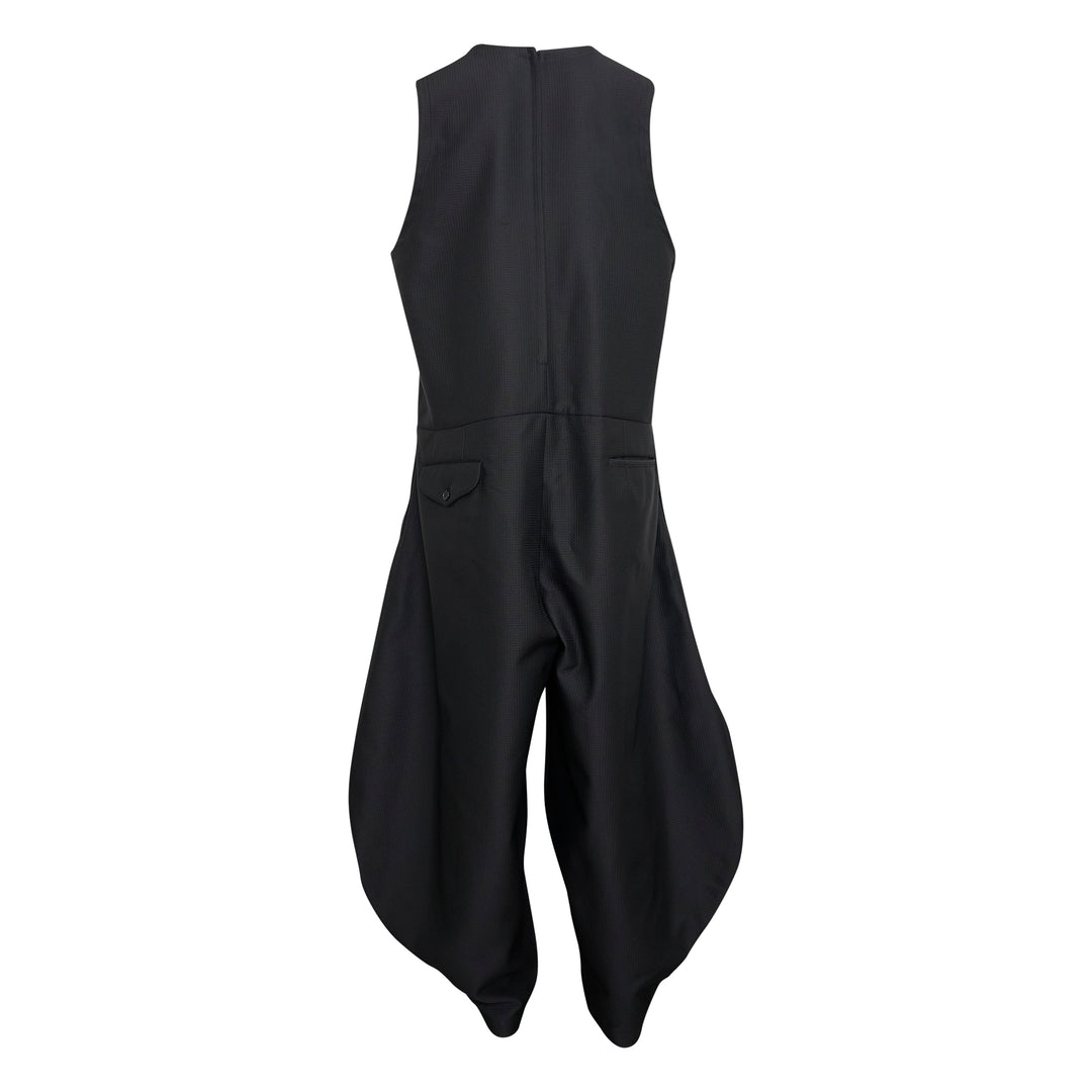 Dobby Cloth Harem Jumpsuit