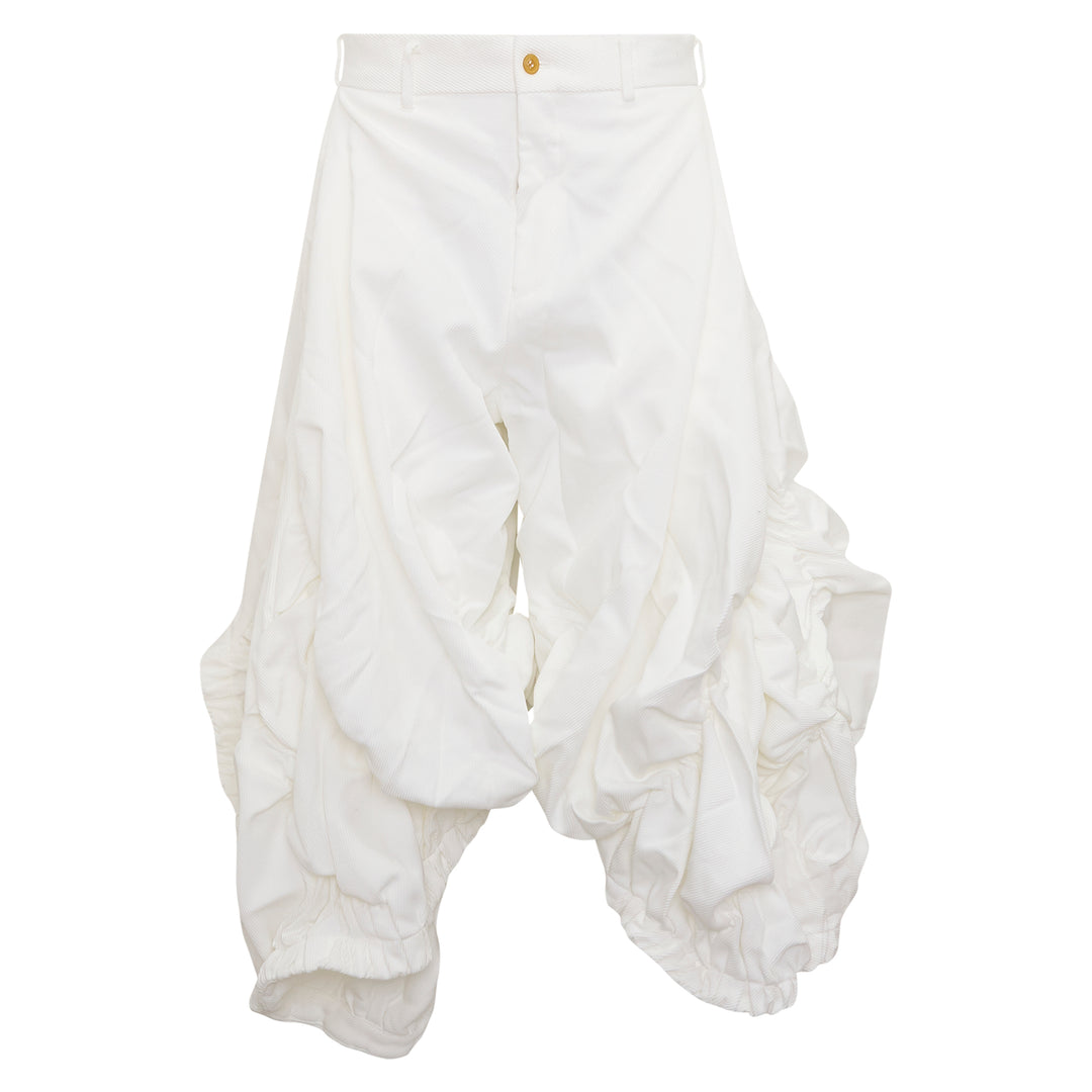 Ruched Voluminous Cropped Pants