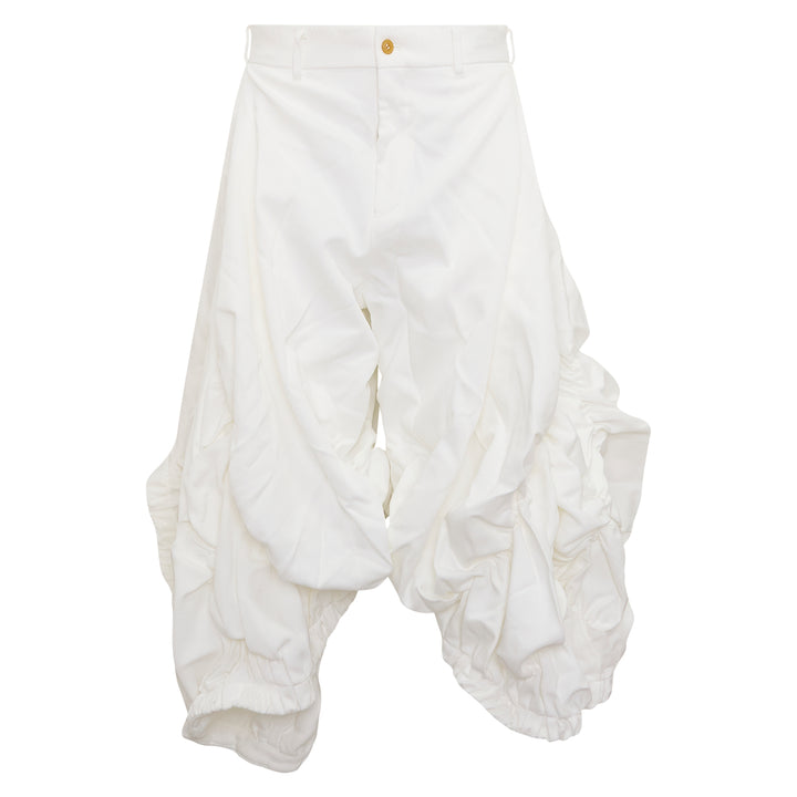 Ruched Voluminous Cropped Pants