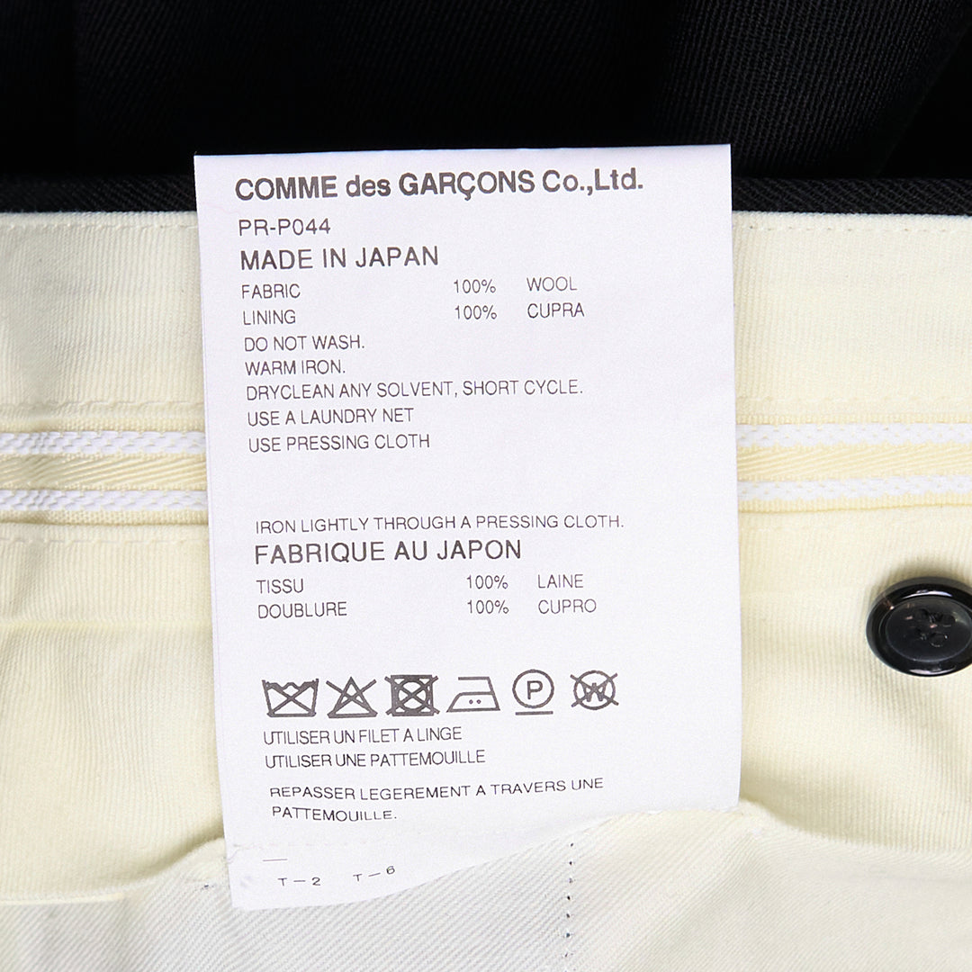 Wool Double Weave Gabardine Pants