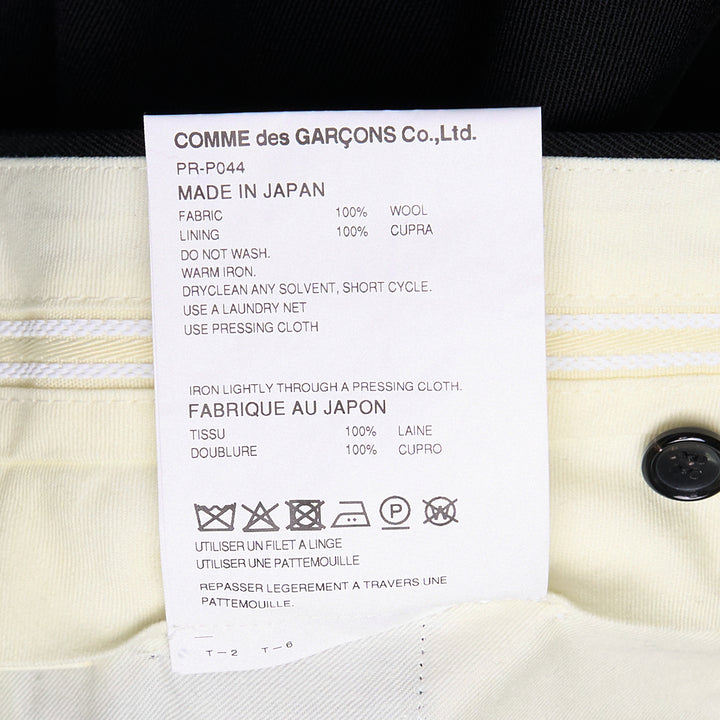 Wool Double Weave Gabardine Pants