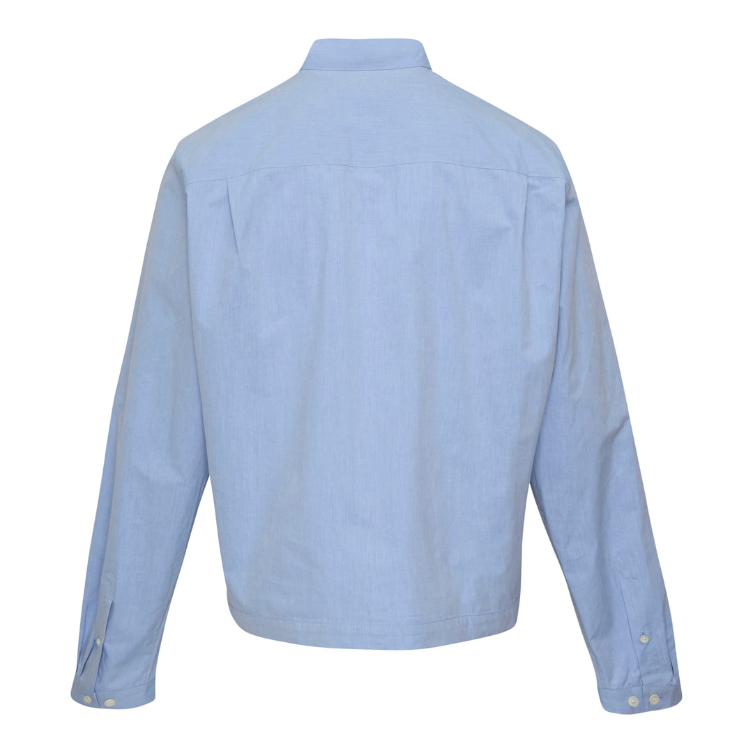 Cropped Boxy Long Sleeve Shirt