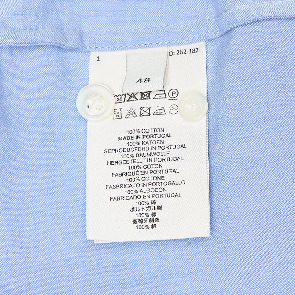 Cropped Boxy Long Sleeve Shirt