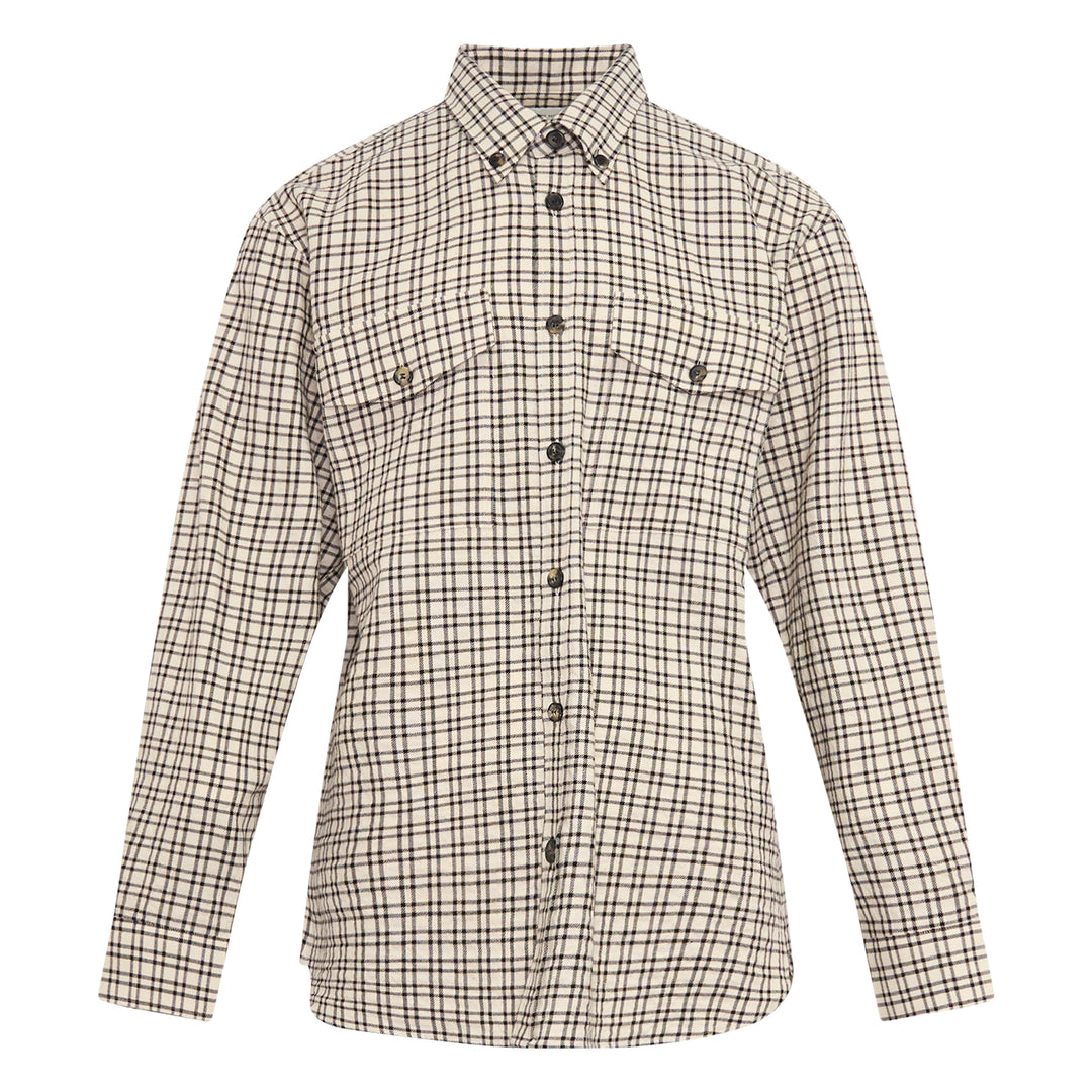 Loose Fit Paisley Long Sleeve Shirt