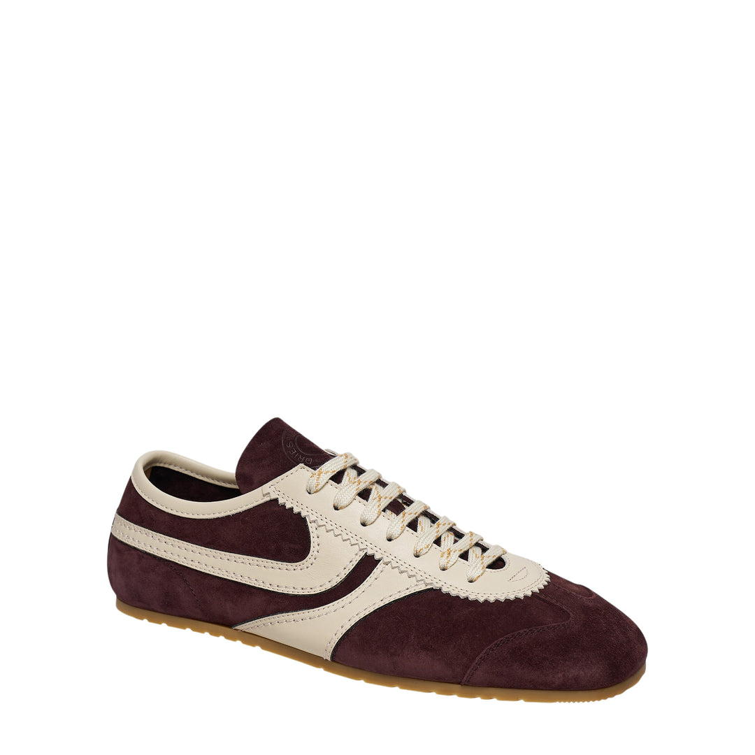 Slim Suede and Nappa Sneaker