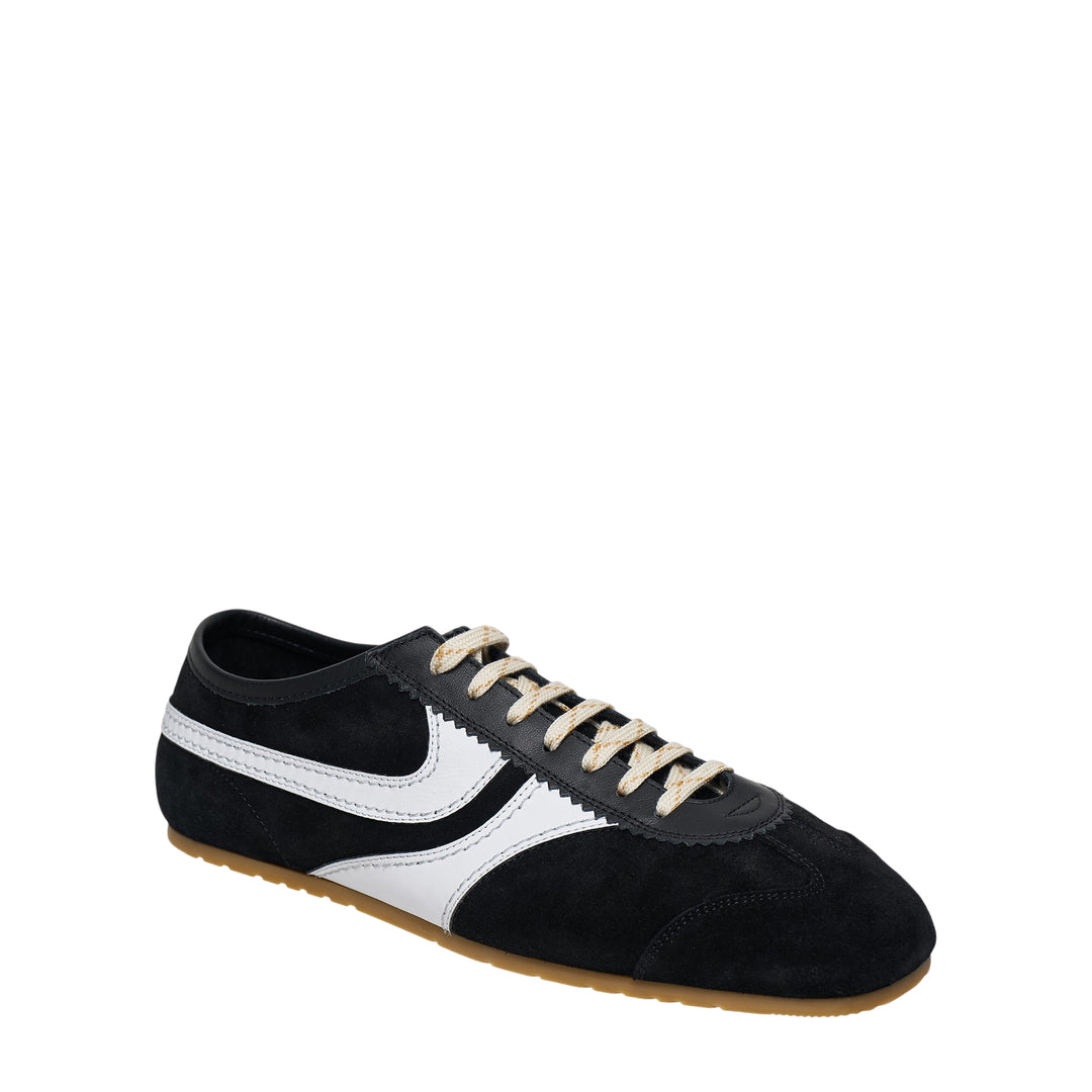 Slim Suede and Nappa Sneaker
