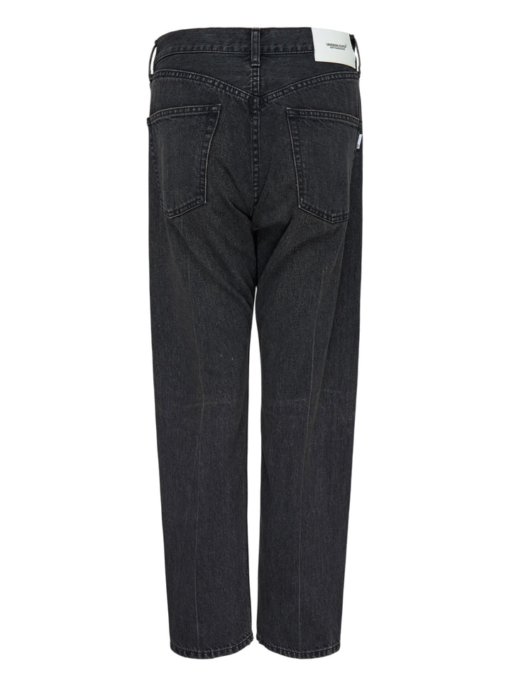 UNDERCOVER Lace Strip Jeans - view 2