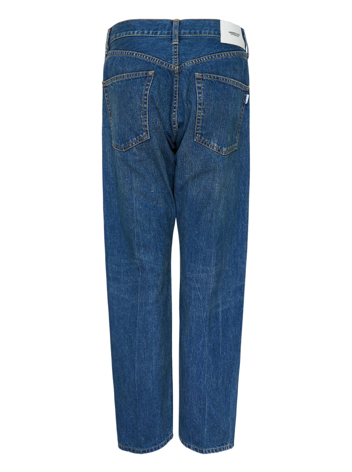 UNDERCOVER Lace Strip Jeans - view 2