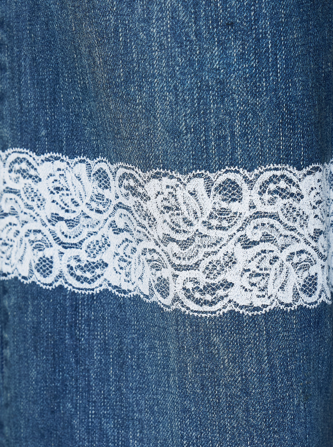 UNDERCOVER Lace Strip Jeans - view 3