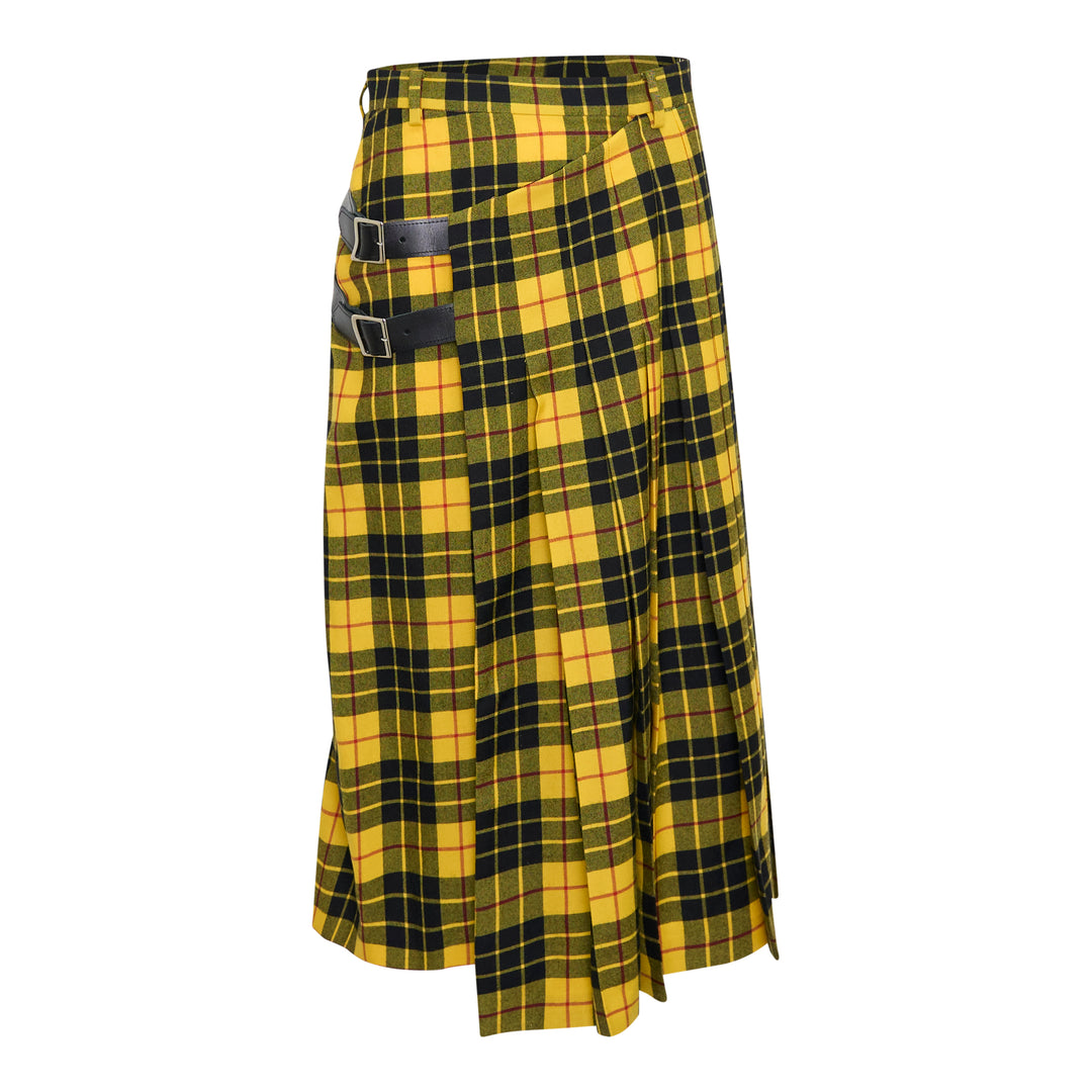 Checked Wrap Skirt