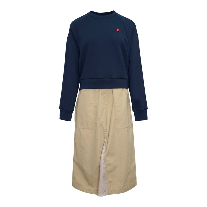 Trompe L'Oeil Sweater Dress