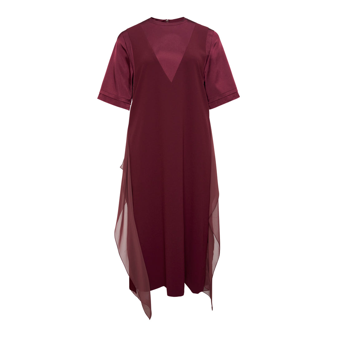 Layered Effect Midi Dress