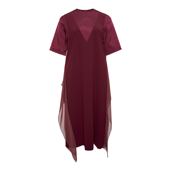 Layered Effect Midi Dress