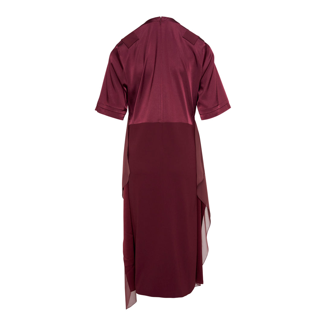 Layered Effect Midi Dress