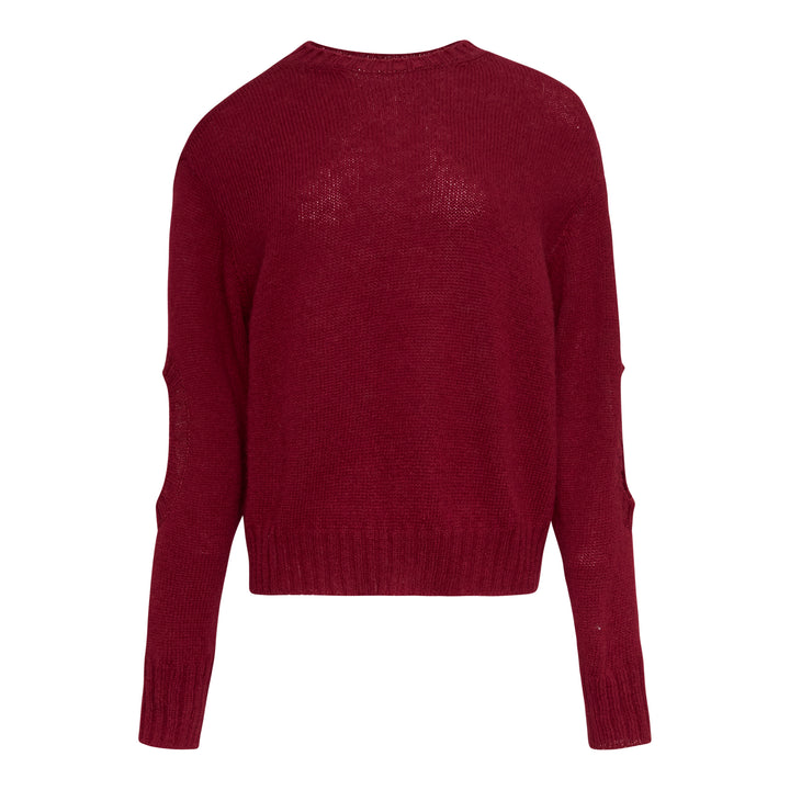 Cut Out Sleeve Knit Top