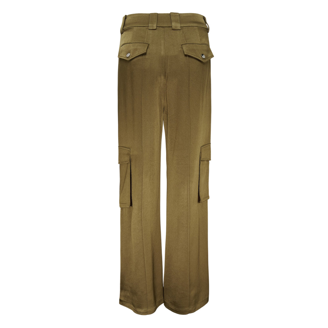 Celeste Crepe Acetate Cargo Pants