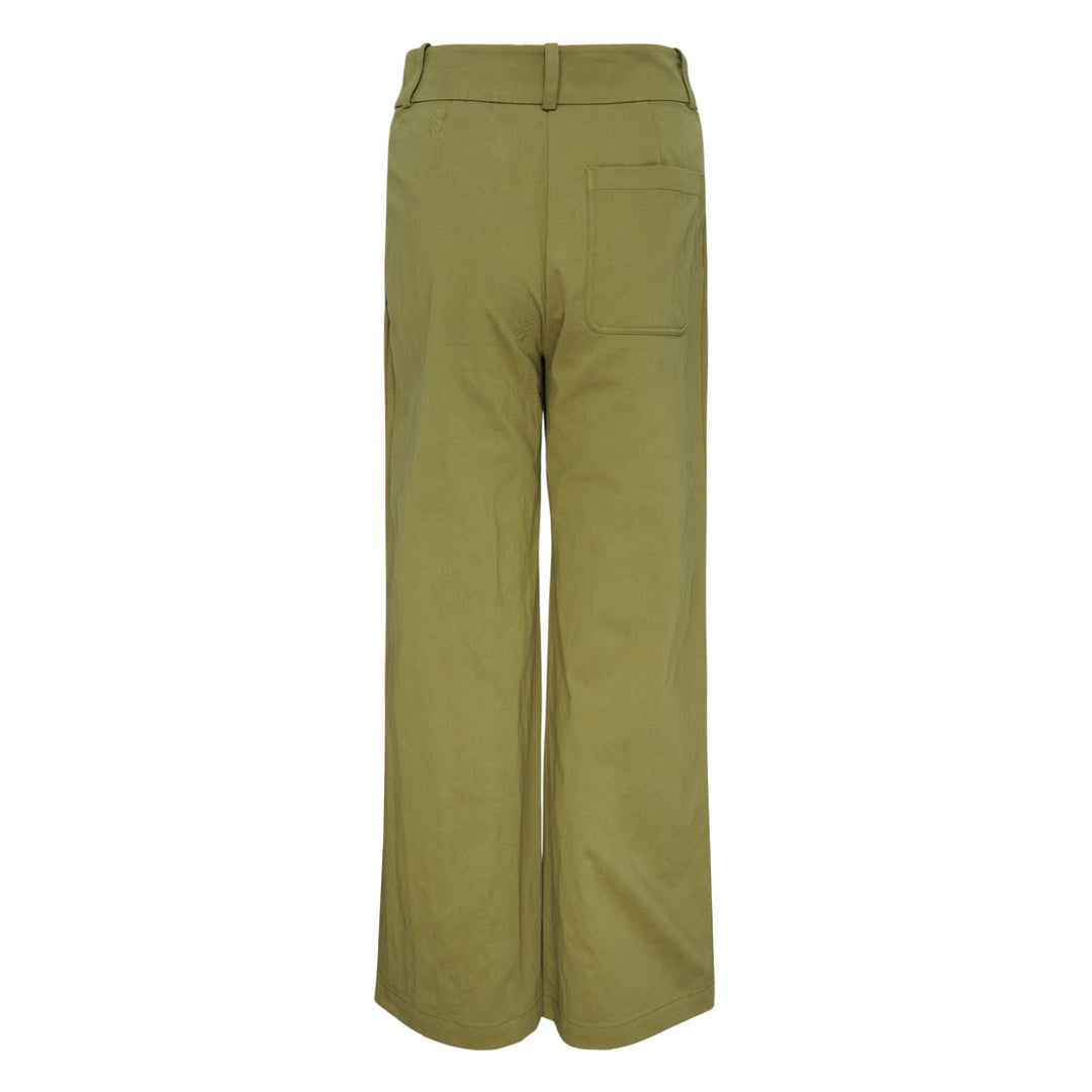 Adele Wide-Leg Nylon Cotton Pants