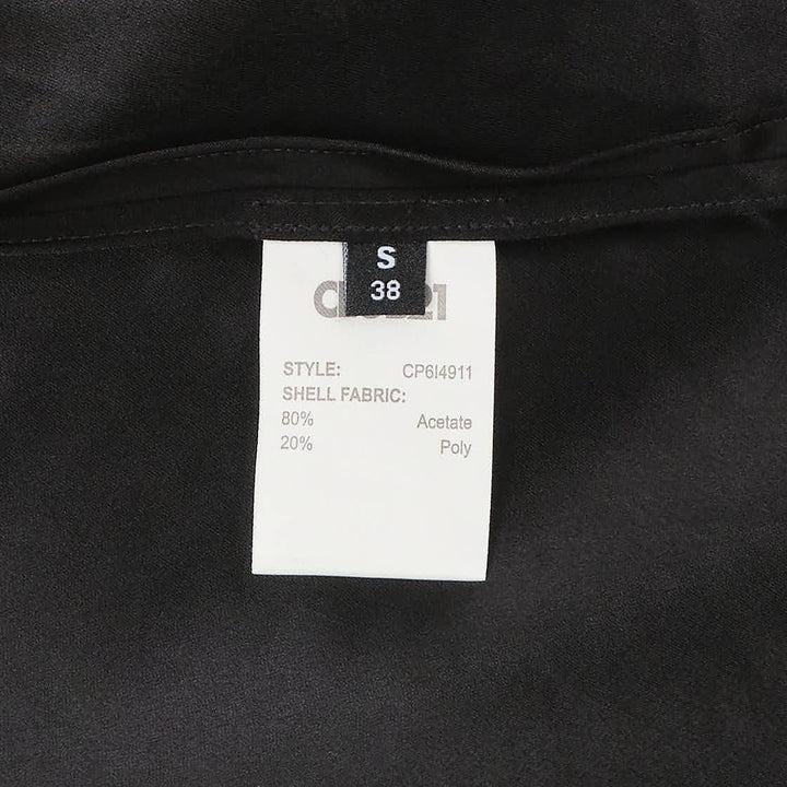 Asymmetric Wrap Satin Top