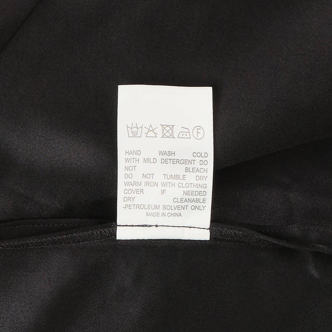 Asymmetric Wrap Satin Top