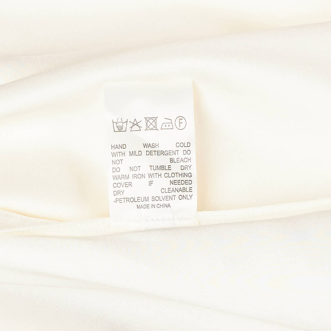 Asymmetric Wrap Satin Top