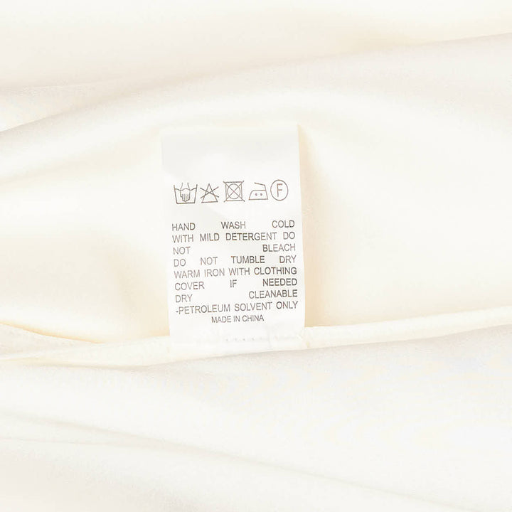 Asymmetric Wrap Satin Top