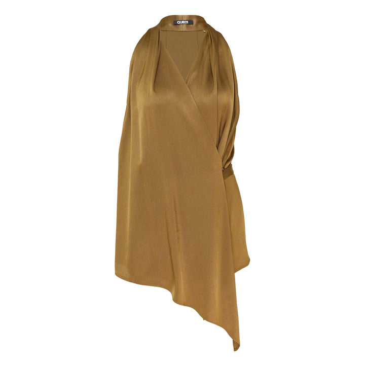 Clemence Asymmetric Wrap Top