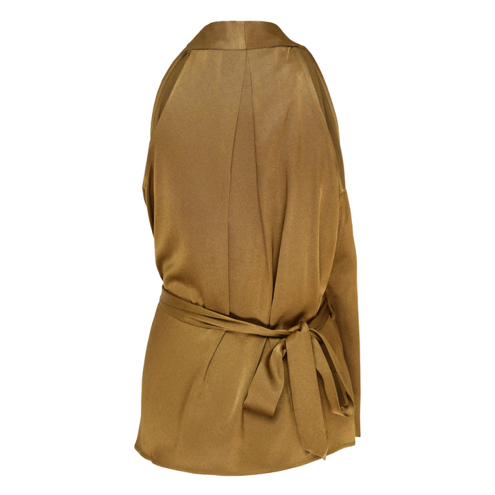 Clemence Asymmetric Wrap Top