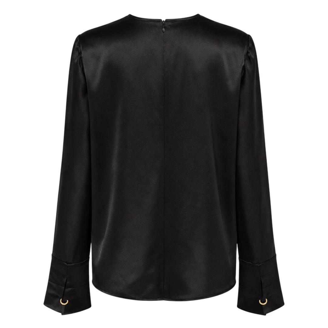 Colette Matte Satin Blouse