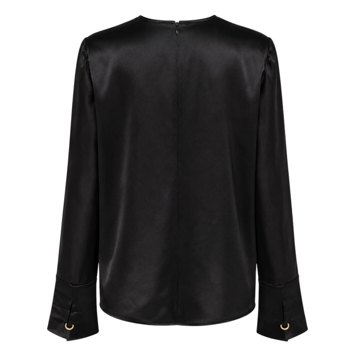 Colette Matte Satin Blouse